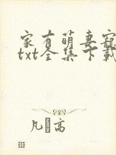 家有萌妻宠上天txt全集下载