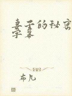 妻子的秘密中文字幕