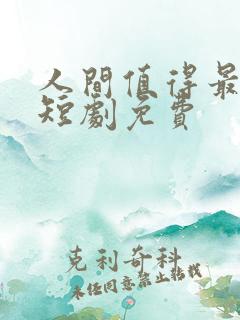 人间值得最清欢短剧免费
