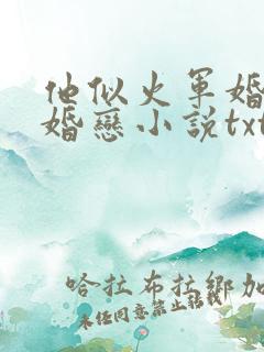 他似火军婚高干婚恋小说txt