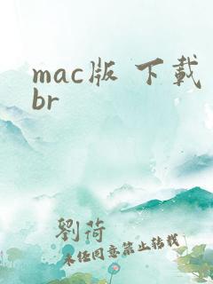 mac版 下载br