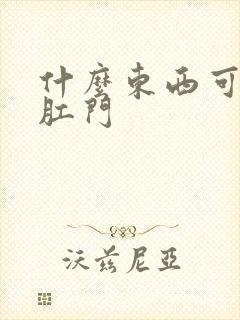 什么东西可以插肛门
