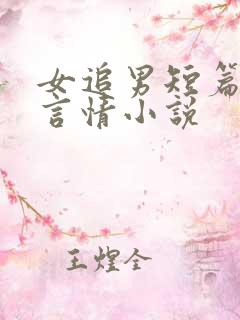 女追男短篇现代言情小说