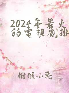 2024年最火的电视剧排行榜前十名