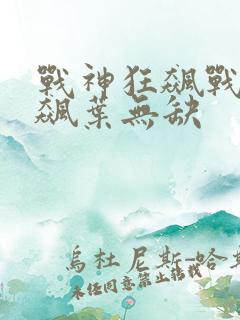 战神狂飙战神狂飙叶无缺