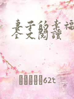 妻子的幸福生活全文阅读