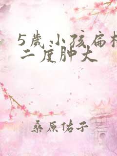 5岁小孩扁桃体二度肿大