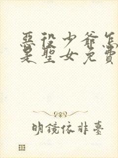 恶役少爷怎么会是圣女免费阅读
