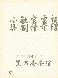 小敏家电视剧全集剧情介绍
