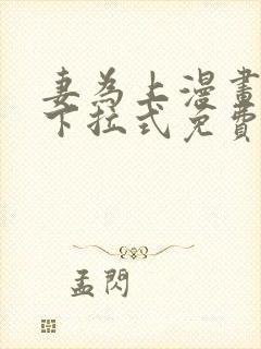 妻为上漫画全集下拉式免费