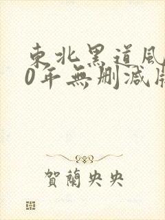东北黑道风云20年无删减版