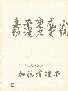 妻子变成小学生动漫免费观看