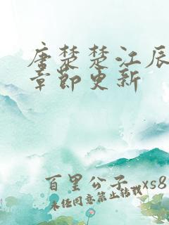 唐楚楚江辰最新章节更新