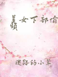 美女下部偷拍视频