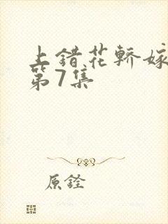 上错花轿嫁王爷第7集