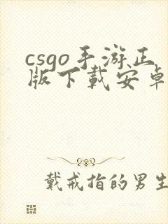 csgo手游正版下载安卓