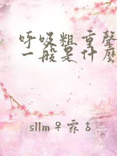 呼吸粗重声音大一般是什么病
