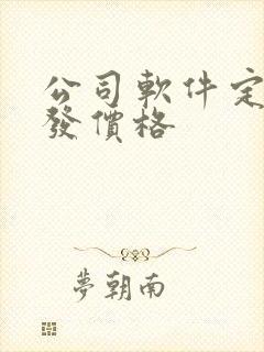 公司软件定制开发价格