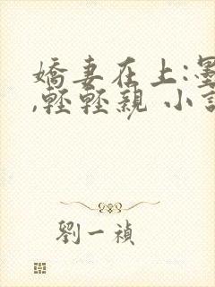 娇妻在上:墨少,轻轻亲 小说