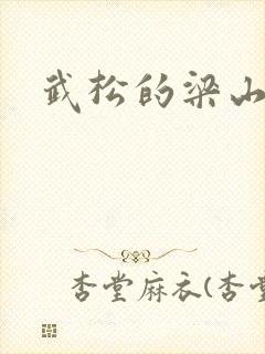 武松的梁山职务
