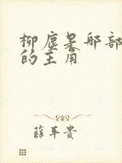 柳尘是哪部小说的主角