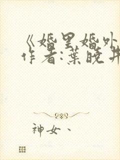 《婚里婚外》 作者:叶晓井