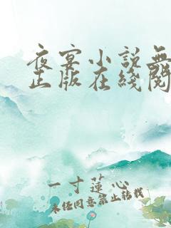 夜宴小说无删减正版在线阅读