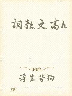调教文高h