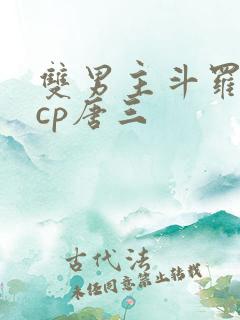 双男主斗罗主受cp唐三