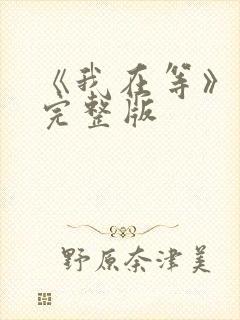 《我在等》歌词完整版