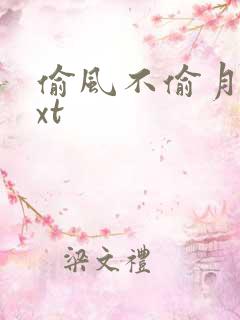 偷风不偷月 txt