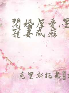 闪婚厚爱,墨少宠妻成瘾