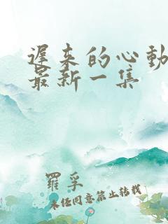 迟来的心动短剧最新一集