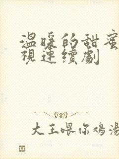 温暖的甜蜜的电视连续剧
