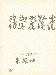 程迦彭野电视剧40集在线观看