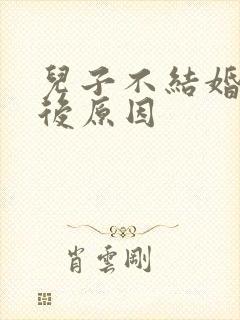 儿子不结婚的背后原因