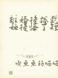 离婚后总裁老婆她后悔了短剧