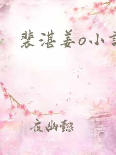 裴湛姜o小说