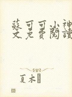 苏可可小神棍全文免费阅读