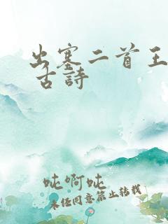 出塞二首王昌龄 古诗