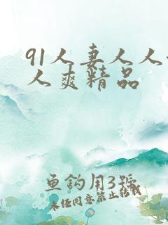 91人妻人人澡人爽精品