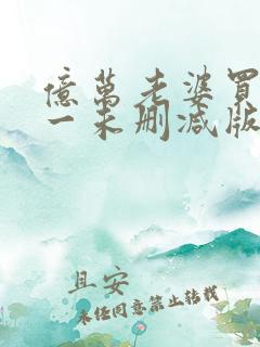 亿万老婆买一送一未删减版免费阅读全文