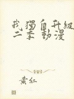 我独自升级 第二季 动漫