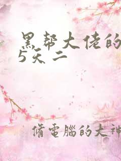 黑帮大佬的365天二
