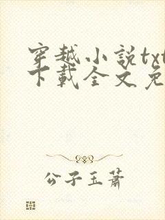 穿越小说txt下载全文免费下载