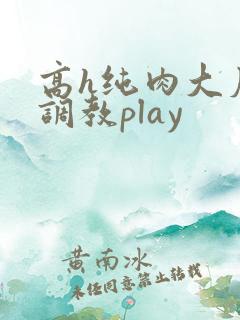 高h纯肉大尺度调教play
