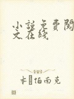 小说免费阅读全文在线