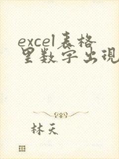 excel表格里数字出现e 怎么办