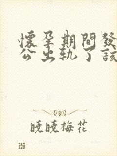 怀孕期间发现老公出轨了该咋办