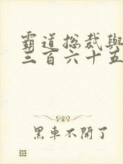 霸道总裁与我的三百六十五天第一季